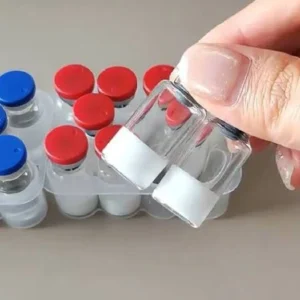 Cagrilintide and AOD-9604 research peptide blend in laboratory vial from CHA Advanced Research Peptides